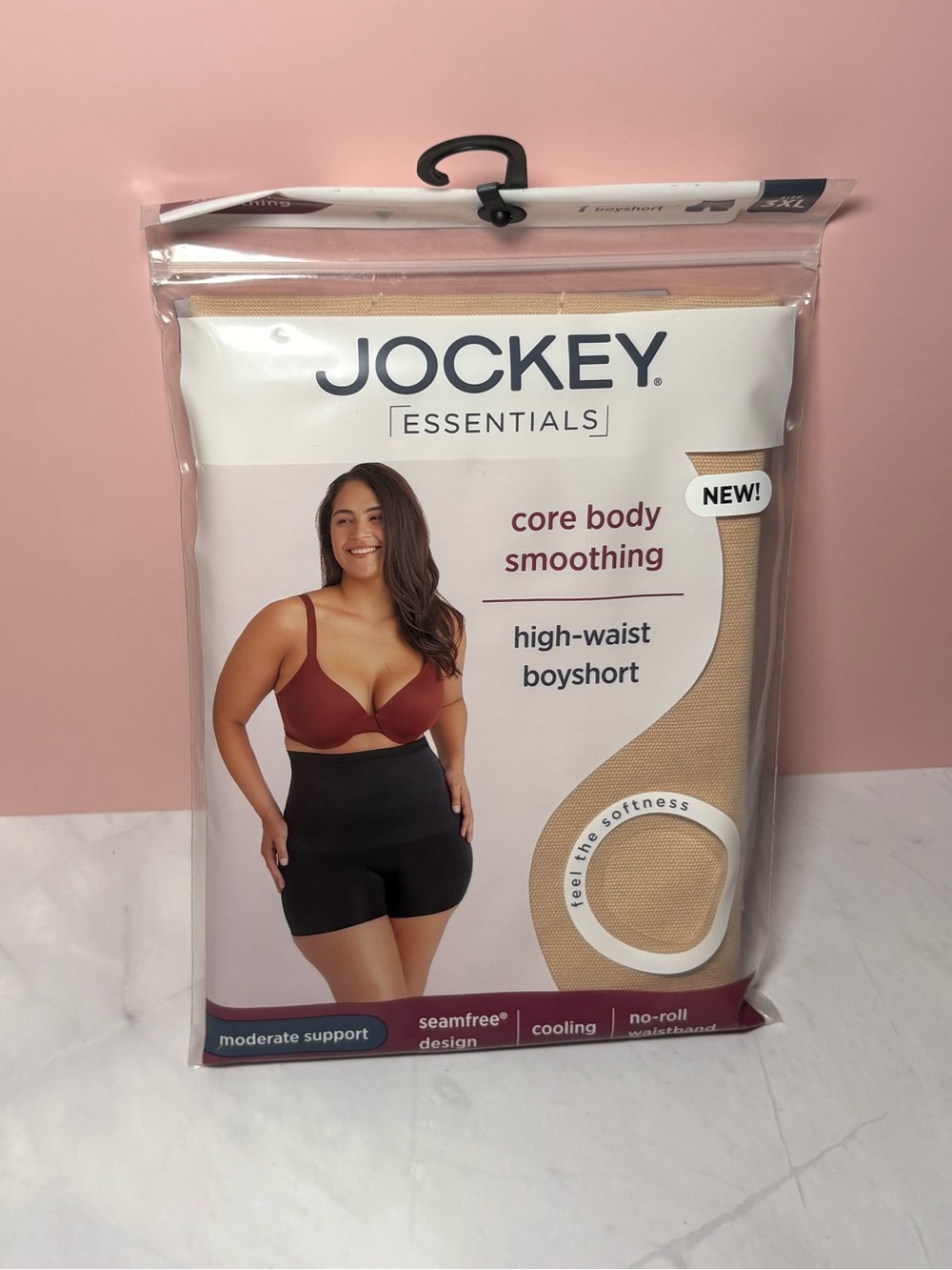🤎 3XL Jockey Essentials High-Waist Boyshort